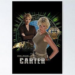 Stargate SG1 Samatha Carter Poster