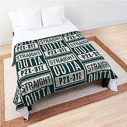 Dritto Outta P2X-3YZ Stargate Earth Comforter