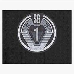 Stargate sg  badge Jigsaw Puzzle