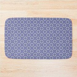 Stargate Stamp Polka Dots Bath Mat