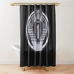 Stargate sg バッジ シャワー カーテン