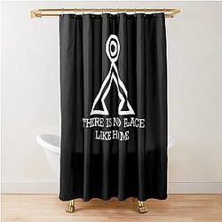 自宅のTシャツStargateのchevronのシャワー・カーテンのような場所がありません