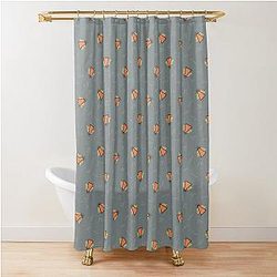 Stargate SG1 Inspired Chevrons Locked Pattern Shower Curtain