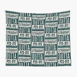 Straight Outta P2X-3YZ Stargate Earth Tapestry