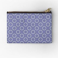 Stargate Stamp Polka Dots Zipper Pouch