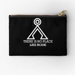 non c'è posto come casa t-shirt Stargate chevron Zipper Pouch