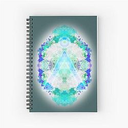 Home: Stargate Abstract Spiral Notebook