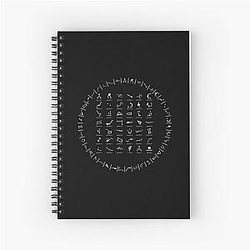 Stargate Chevron Spiral Notebook
