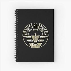 Stargate SG-1 Camo patch Spiral Notebook