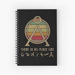 Non c'è posto come Home Shirt, Stargate Atlantis, Stargate Universe, Sci Fi Shirt, Stargate Sg1 Spiral Notebook