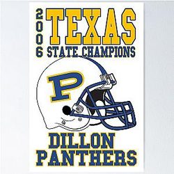 Dillon Panthers State Champs Poster