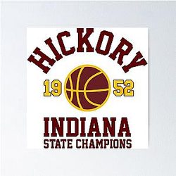 Hickory Huskers State Champs 1952 Poster