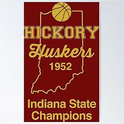 Hickory Huskers State Champs 1952 Poster