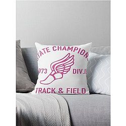 State Champs Pink Throw Pillow
