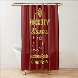Hickory Huskers State Champs 1952 Shower Curtain