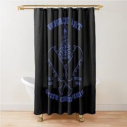 Fantastic Mr Fox T-Shirtfantastic mr fox whack bat state champs lights T-Shirt-by KingShit- Shower Curtain