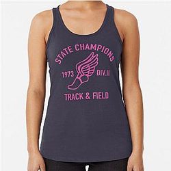 State Champs Pink Racerback Tank Top
