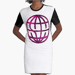 State Champs (Around the World and Back) (3) Graphic T-Shirt Dress