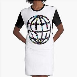 State Champs (Around the World and Back) (7) Graphic T-Shirt Dress
