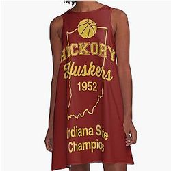 Hickory Huskers State Champs 1952 A-Line Dress