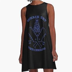 Fantastic Mr Fox T-Shirtfantastic mr fox whack bat state champs lights T-Shirt-by KingShit- A-Line Dress
