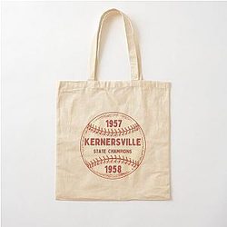 KHS Baseball 1957 and 1958 State Champs Cotton Tote Bag