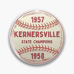 KHS Baseball 1957 and 1958 State Champs Pin