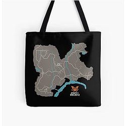 State of Decay 2 Map (Cascade Hills) Tote Bag