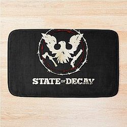 Estado de la desintegración clásica camiseta alfombra baño