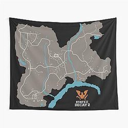 State of Decay 2 Map Tapestry