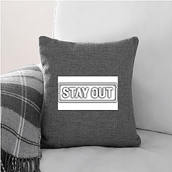 Stay Out Iconic Wearables Stay Out Pillows Cover