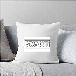 Stay Out Iconic Wearables Stay Out Pillows Cover