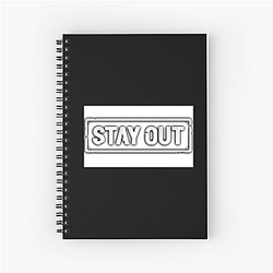 Stay Out Iconic Wearables Stay Out Notebook