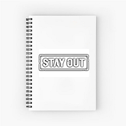 Stay Out Iconic Wearables Stay Out Notebook