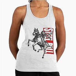Steel Ball Run Mama JoJo's Part 7 Anime Western Aesthetic Racerback Tank Top
