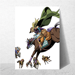 Steel Ball Run Race Transcontinental journey Steel Ball Run Posters