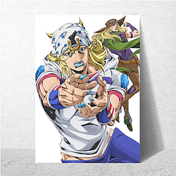 Steel Ball Run Johnny Dark determination Steel Ball Run Posters
