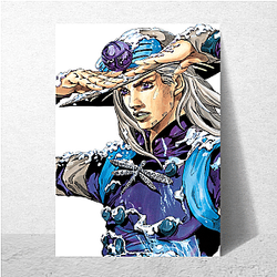 Steel Ball Run Gyro Spin mastery Steel Ball Run Posters