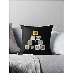 Steely Dan Discography   Throw Pillow