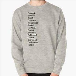 Steely Dan Aja Helvetica Design Pullover Sweatshirt