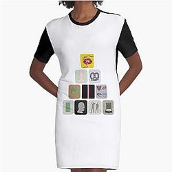 Men Women Team Disco Steely Dan Graphy Music Awesome Graphic T-Shirt Dress
