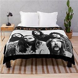 Cute Puppy Flower Vector  Steely Dan Throw Blanket