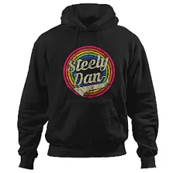 Retro Rainbow Faded-Style PTTT2808  Steely Dan Hoodies