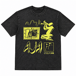 Aja Vintage PTTT2808 Washed Steely Dan T-Shirts