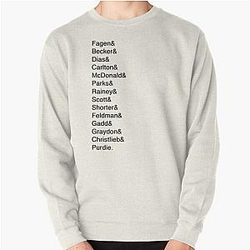 Steely Dan Aja Helvetica Design Pullover Sweatshirt