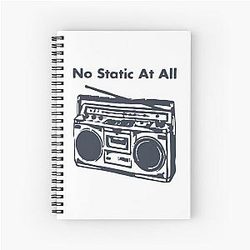 Steely Dan T-ShirtNo Static -- Steely Dan Spiral Notebook