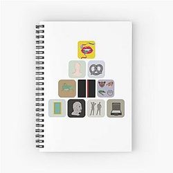 Men Women Team Disco Steely Dan Graphy Music Awesome Spiral Notebook