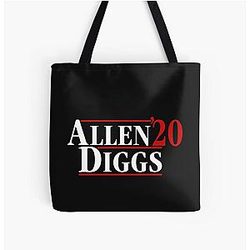 Bidhb Josh Allen x Stefon Diggs 2020 New Bills Tote Bag