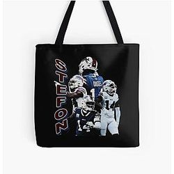 Stefon Diggs Vintage Tote Bag