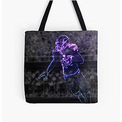 Stefon Diggs Glow Artwork Tote Bag